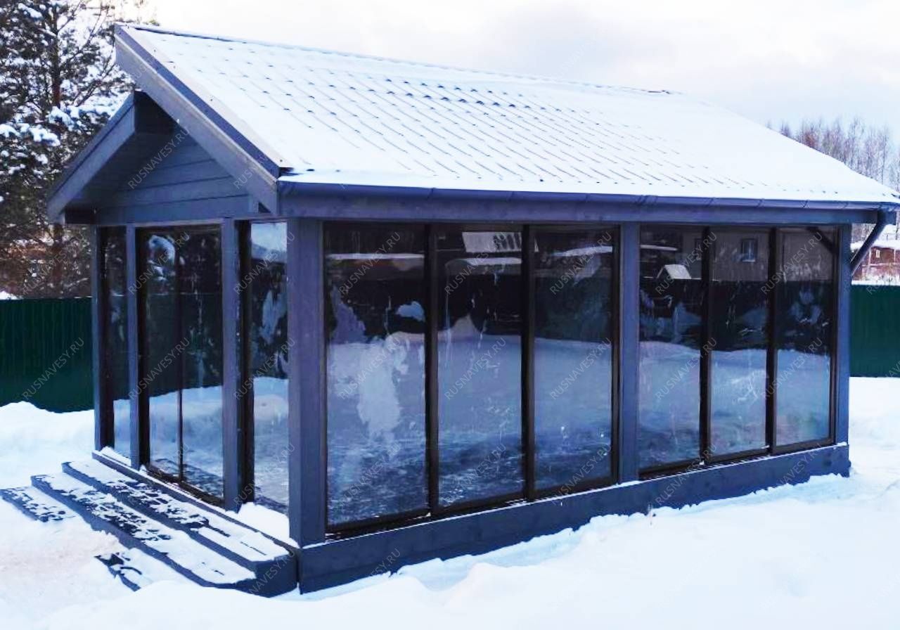 Застекленная беседка Мини Лидер - купить в Москве, цена